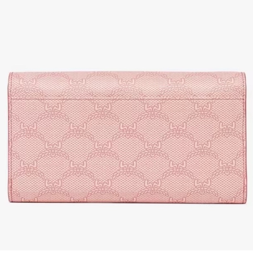 Himmel Lauretos Pink Monogram Wallet on Strap Crossbody - Picture 4 of 6